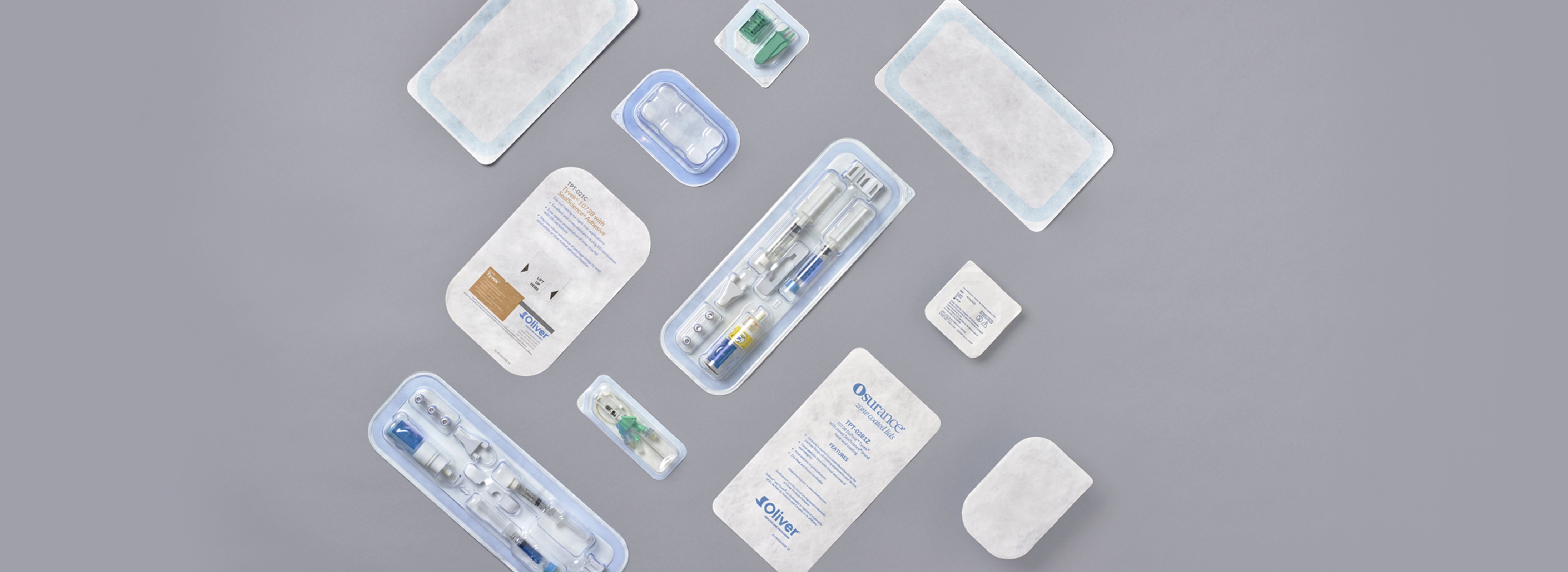Gestanzte Deckel für medizinische Verpackungen | Oliver Healthcare Packaging
